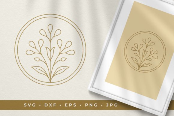 Floral Elegant Blooming Leaves Graphics for Illustrations