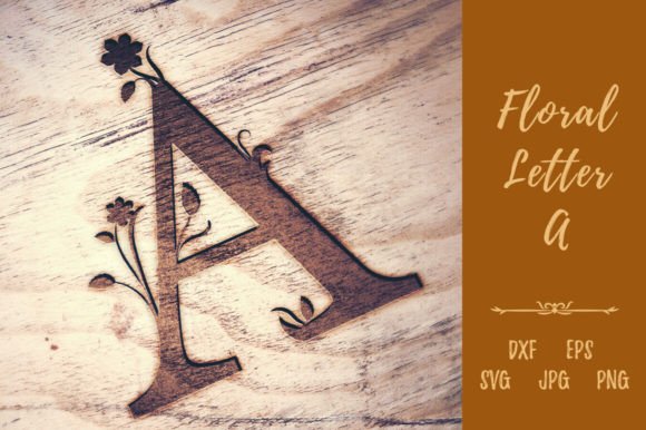 Floral Letter a Monogram Review