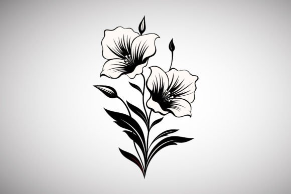 Floral Ornament Silhouette Illustration Graphics Review