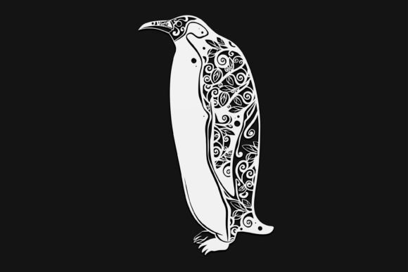 Floral Penguin Drawing 112: Graphics and Illustrations for Branding