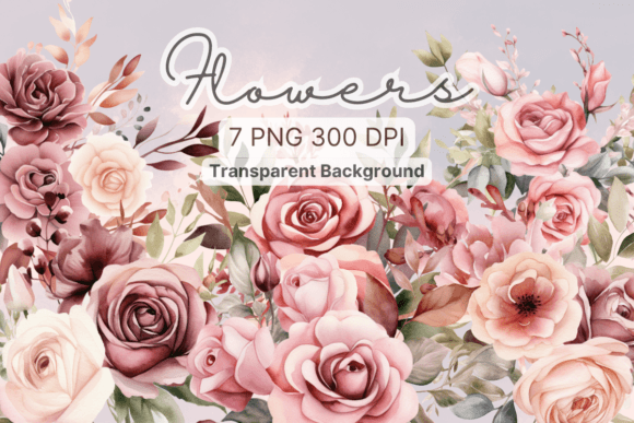 Floral Wedding Invitation Design Element Graphics and Illustrations