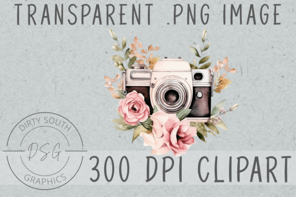 Watercolor Vintage Floral Camera Embroidery Review